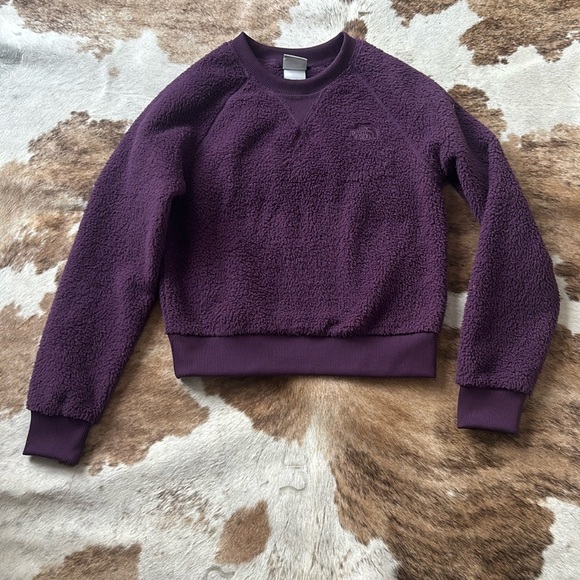 The North Face fuzzy sweater - Picture 1 of 4